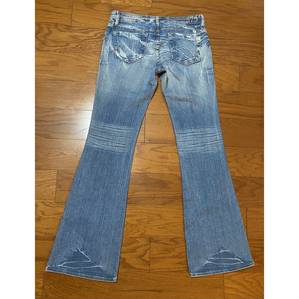 575 Denim Jeans Los Angeles Womens 31 (34x35) 575 LA Frank Mechaly - Picture 2 of 11